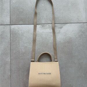 Brandon Blackwood Beige ESR Mini Tote Crossbody Bag